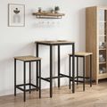 vidaXL Barový stôl 52 x 52 x 90 cm Kompozitné drevo Dub sonoma