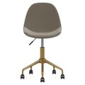 3086094 vidaXL Swivel Dining Chairs 4 pcs Light Grey Velvet(2x333495)