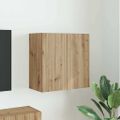 vidaXL TV nástenná skriňa 59,5 x 31 x 60 cm Remeselný dub
