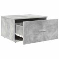 vidaXL Zásuvkový kabinet 55 x 45 x 31 cm Betónová šedá