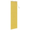 vidaXL Roleta Žltá 60 x 220 cm Bambus
