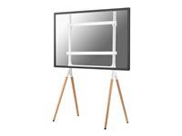Stojan – pre Displej LCD – biela – veľkosť obrazovky: 37"-70" – podlahové prevedenie