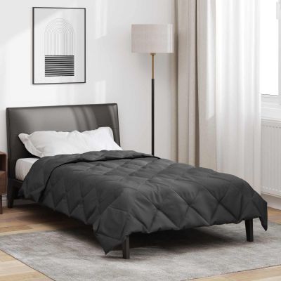 vidaXL Letná prikrývka Antracit 200 x 140 cm Mikrovlákno
