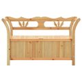 vidaXL Lavica 107x45x75,5 cm masívna jedľa