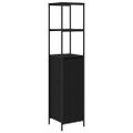 vidaXL Sada kúpeľňového nábytku 3 ks Čierny dub 90 x 34,5 x 60 cm