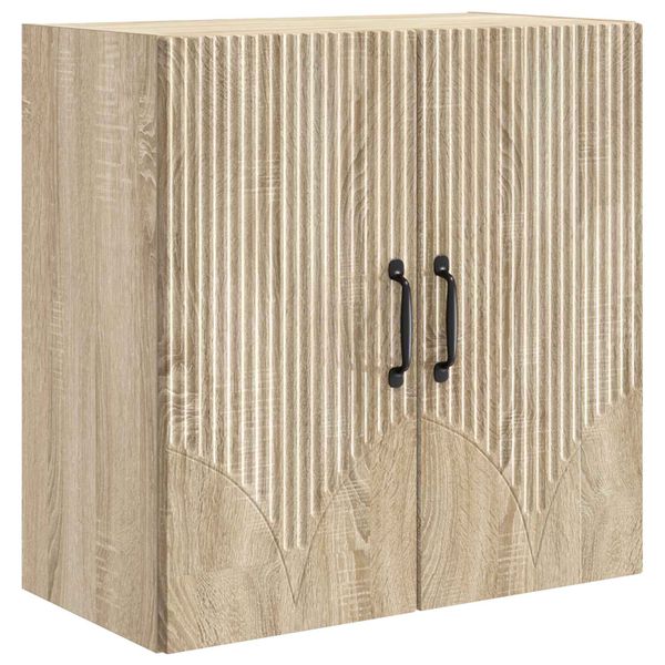 vidaXL Nástenná skrinka Dub sonoma 59 x 31 x 60 cm Kompozitné drevo