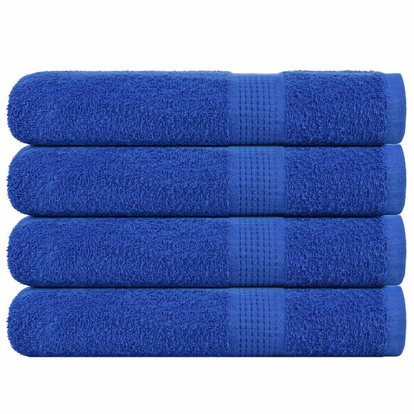 vidaXL Saunové osušky FROGN 4 ks modré 80x200 cm 360 g/m²