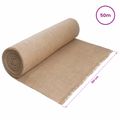 vidaXL Jutový rol 200 x 5000 cm Prírodná