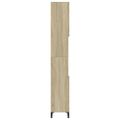 vidaXL Skrinka do kúpeľne dub sonoma 30x30x190 cm spracované drevo