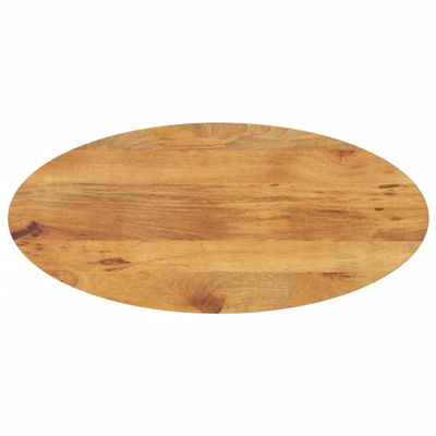 vidaXL Stolová doska 80x40x3,8 cm oválna masívny mangovník