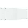vidaXL Kuchynský obklad 2 ks Priehľadná 120 x 50 cm tvrdené sklo