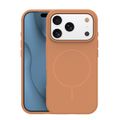 Silikónové tenké Mag puzdro pre iPhone 15 6,1" karamelová