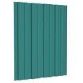 vidaXL Strešný panel 36 ks Zelená 60 x 45 cm Pozinkovaná oceľ