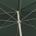 vidaXL Plážový slnečník, zelený 240 cm