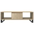 vidaXL Konferenčný stolík dub sonoma 104x60x35 cm kompozitné drevo