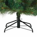 vidaXL Umelý Sklápací Vianočný Stromček Zelená 180 cm PVC, oceľ