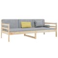 vidaXL Denná posteľ s matracom 80x200 cm masívna borovica