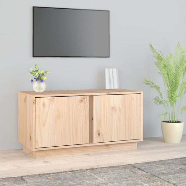 vidaXL TV skrinka 80x35x40,5 cm masívna borovica