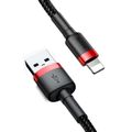 Baseus Cafule USB Lightning kábel 1,5 A 2 m (čierny + červený)