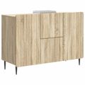 vidaXL Servírovacia skriňa so zásuvkou Dub sonoma 89 x 34,5 x 62 cm