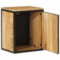 vidaXL Kúpeľňová skrinka 40x30x50 cm masívny mangovník a železo
