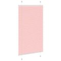 vidaXL Plisovaná roleta ružová 80x100 cm šírka látky 79,4 cm polyester