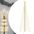 vidaXL LED vianočný stromček s hrotmi 570 LED teplá biela 300 cm