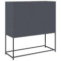 vidaXL Komoda antracitová 100,5x39x107 cm oceľ valcovaná za studena