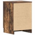 vidaXL Nočný stolík údený dub 38x35x56 cm spracované drevo