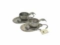 KTELK Kupilka Slow down set Black 2 x KUPILKA 21 cup, 2 x KUPILKA 14 small plate and 2 x teaspoon