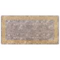 vidaXL Behúň MARSA Sivá 100 x 200 cm Polyester a PVC