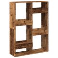 vidaXL Deliaca stena staré drevo 100x33x135 cm kompozitné drevo