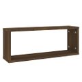 vidaXL Kockové police 6 ks hnedý dub 60x15x23 cm spracované drevo