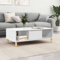 vidaXL Konferenčný stolík Biela 102 x 55 x 35 cm Kompozitné drevo