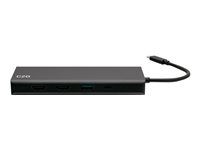 Dual Monitor Docking Station with 4K HDMI, USB, Ethernet, and AUX - Power Delivery up to 60W - Dokovacia stanica - USB-C / Thunderbolt 3 - 2 x HDMI - 1GbE - kompatibilná s TAA