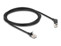 RJ45 Network Cable Cat.6A S/FTP Slim 90°