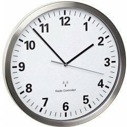 60.3523.02 TFA Analógové rádiom-riadené nástenné hodiny, 1x AA batéria