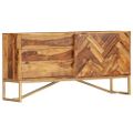 vidaXL Komoda 118x30x60 cm masívne sheesamové drevo