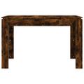 vidaXL Jedálenský stôl dymový dub 120x60x76 cm kompozitné drevo