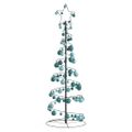 vidaXL LED vianočný stromček s ozdobami 100 LED teplá biela 150 cm