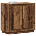 vidaXL Servírovacia skriňa Staré drevo 80 x 40 x 75 cm