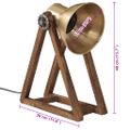 vidaXL Stolová lampa 25 W starožitná mosadzná 30x17x40 cm E27