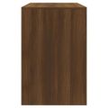 vidaXL 3-dielna jedálenská súprava, hnedý dub, kompozitné drevo