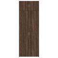 vidaXL Úložná lavička hnedý dub 80x42,5x225 cm kompozitné drevo
