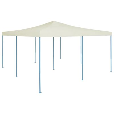 vidaXL Skladací altánok 5x5 m, krémový