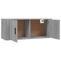 vidaXL Nástenná TV skrinka dub sonoma 100x34,5x40 cm