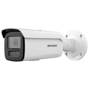 Hikvision 2MPix IP Bullet Hybrid ColorVu AcuSense kamera; LED/IR 60m, mikrofón, IK10
