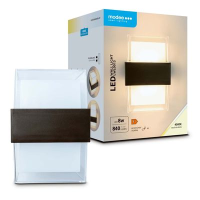 Modee LED nástenná lampa 8W 840lm neutrálna biela (ML-LWL0013)
