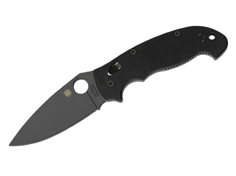 Spyderco C95GPBBK2 Manix 2 XL veľký zatvárací nôž 9,8 cm,DLC, celočierny, G10