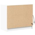 vidaXL Komoda s LED biela 72x34x61 cm kompozitné drevo